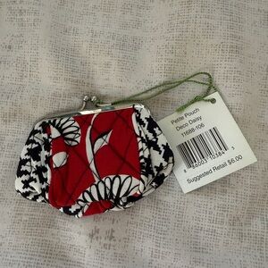 Vera Bradley Deco Daisy Petite Pouch